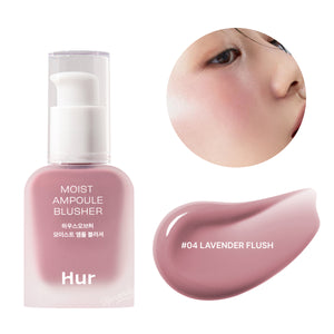 Hur - Moist Ampoule Blusher (Kayısı Gül ve Erik Özlü Serum Allık) 20ml