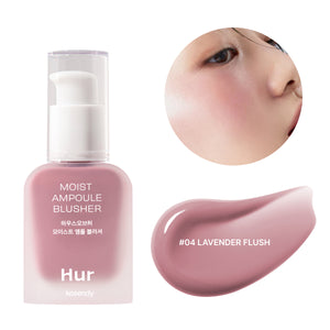 Hur - Moist Ampoule Blusher (Kayısı Gül ve Erik Özlü Serum Allık) 20ml