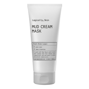 Logically Skin - Mud Cream Mask (Siyah ve Beyaz Nokta Karşıtı Asitli Kil Maskesi) 100g (%25 Tanıtım indirimli)