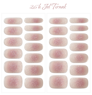 Gelato Factory - Solar Cured Gel Nail #ND-020 Hyper - Jel Oje Bantı Takma Tırnak 26'lı EL için