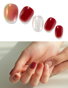 Gelato Factory - Solar Cured Gel Nail #ND-023 Fall In Love - Jel Oje Bantı Takma Tırnak 26'lı EL için