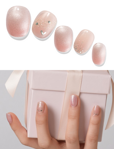 Gelato Factory - Solar Cured Gel Nail #ND-026 Pink Romance - Jel Oje Bantı Takma Tırnak 26'lı EL için