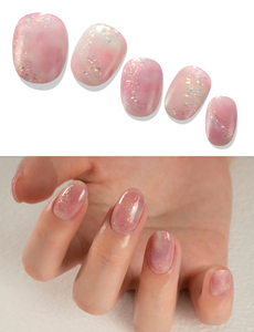 Gelato Factory - Solar Cured Gel Nail #ND-044 Conch Shell - Jel Oje Bantı Takma Tırnak 26'lı EL için