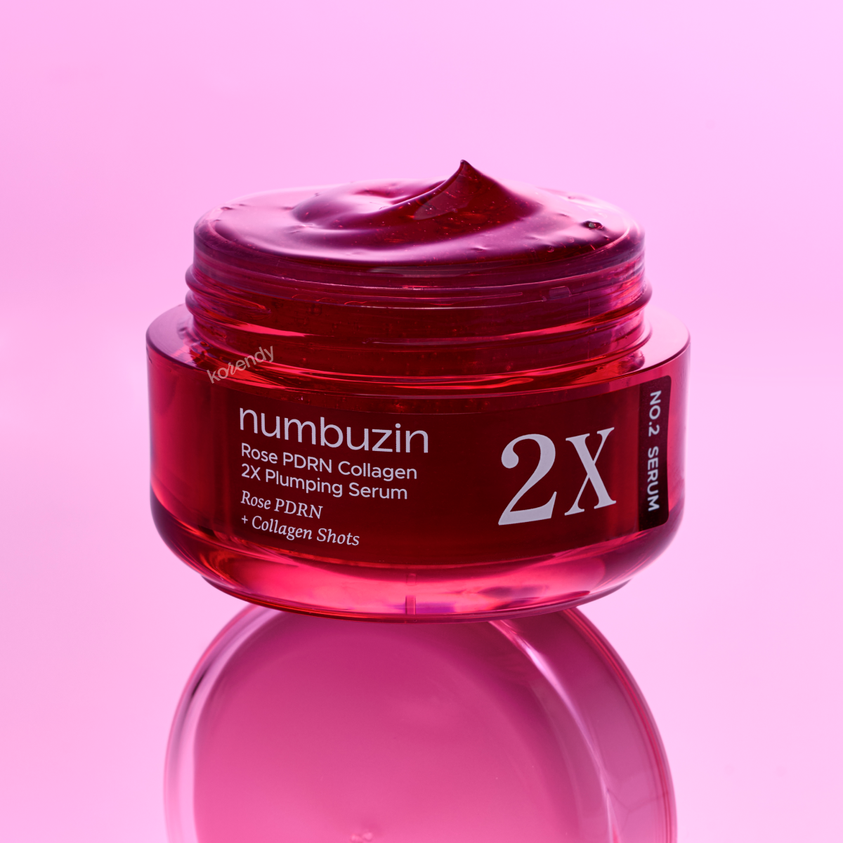 Numbuzin - No.2 Rose PDRN Collagen 2X Plumping Serum (Dolgunlaştırıcı %10 Gül PDRN ve 15 Peptitli Serum) 30ml (%25 İndirimli)
