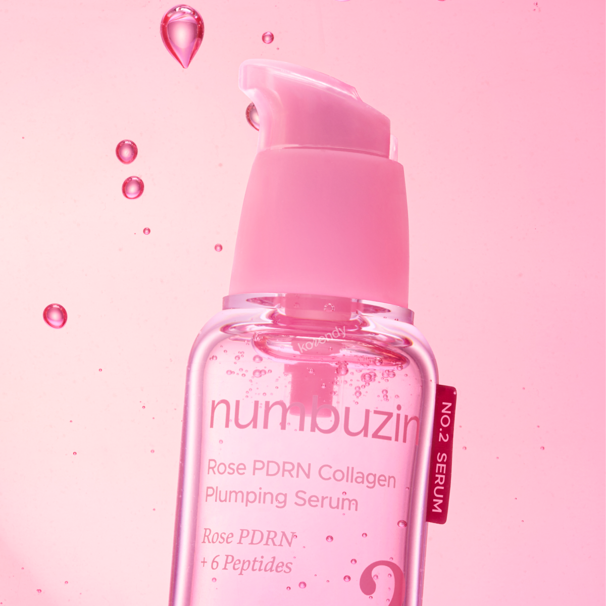 Numbuzin - No.2 Rose PDRN Collagen Plumping Serum (Dolgunlaştırıcı Parlatıcı %5 Gül PDRN ve Peptitli Serum) 30ml (%25 İndirimli)