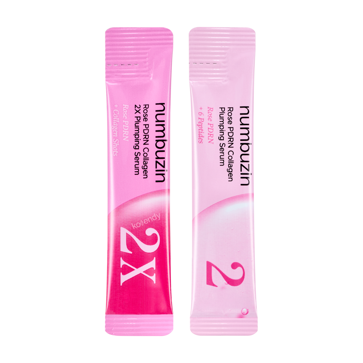 Numbuzin - No.2 Rose PDRN Collagen Plumping Serum Duo 10x (PDRN ve Kolajenli Serum Kiti) 12ml (5x1.2ml + 5x1.2ml) (%40 İndirimli)