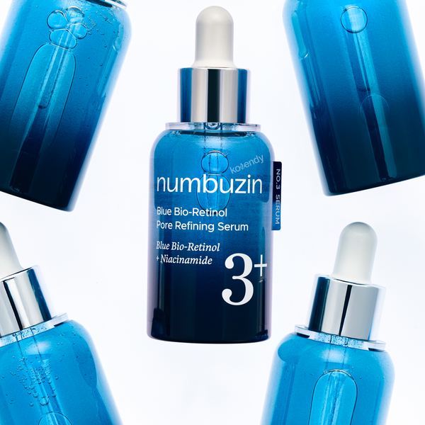 Korendy Numbuzin - No.3 Blue Bio-Retinol Pore Refining Serum (Arındırıcı ve Gözenek Önleyici %10 Niacinamide & Mavi Bio-Retinollü Serum) 30ml