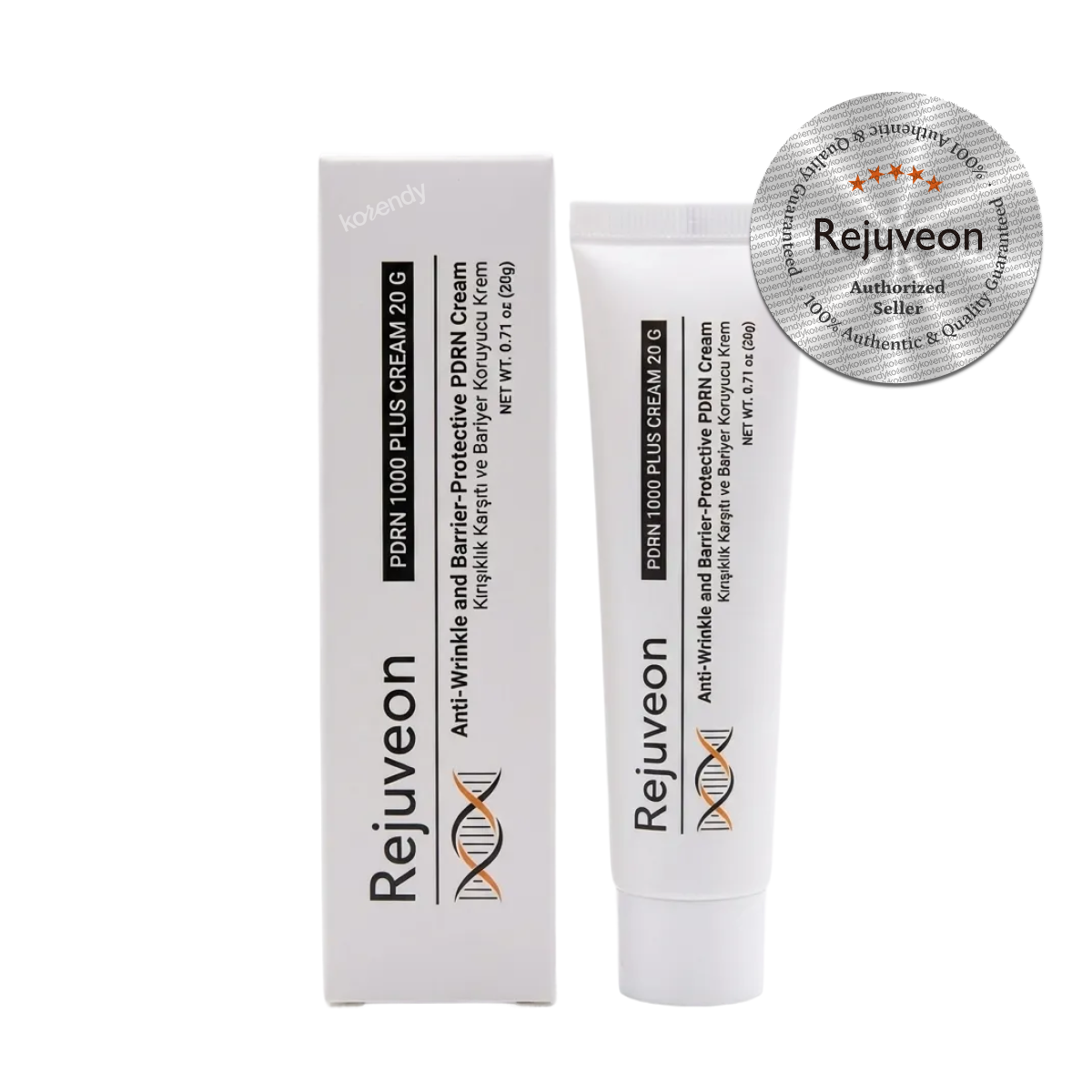 Rejuveon - PDRN 1000 Plus Cream (Elastikiyet ve Canlılık Verici %99 Saflıkta PDRN ve Eksozomlu Krem) 20g (%35 indirimli)