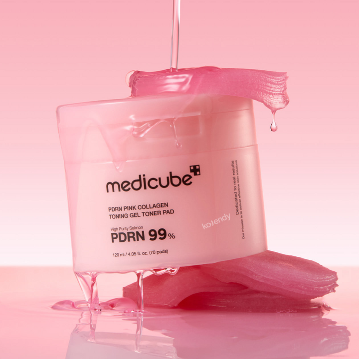 Medicube – PDRN Pink Toning Collagen Gel Toner Pad