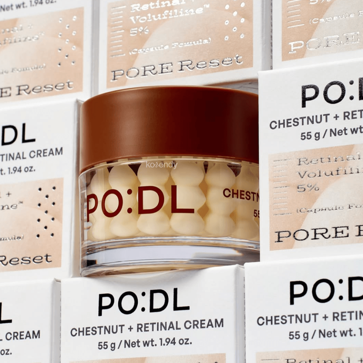 PO:DL - Chestnut + Retinal Cream (Hacim Kazandırıcı ve Gevşeme Karşıtı %5 Volufiline™ ve Retinal İçeren Kapsüllü Gece Kremi) 55g (%15-%30 Lansman İndirimi)