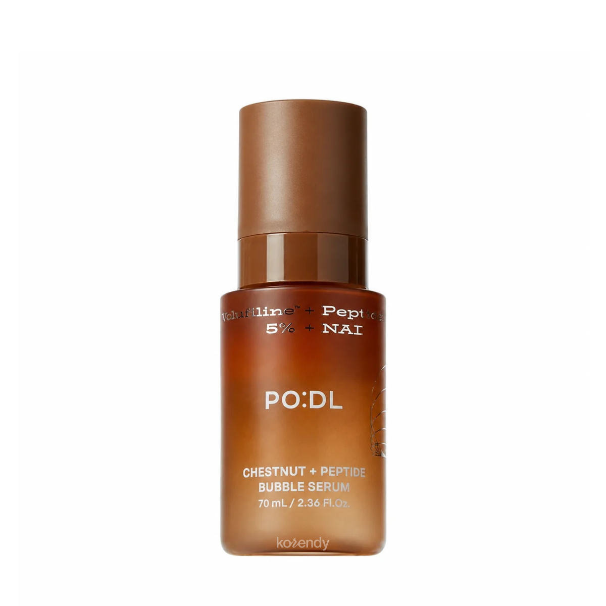 PO:DL - Chestnut + Peptide Bubble Serum (Gözenek Görünümü Önleyici ve Sıkılık Koruyucu Volufiline™ ve Peptitli Köpük Serum) 70ml (%15-%30 Lansman İndirimi)