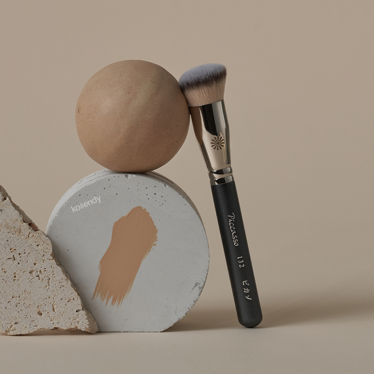brushing beauty綴化 Piccasso 132 Foundation Brush – Korendy