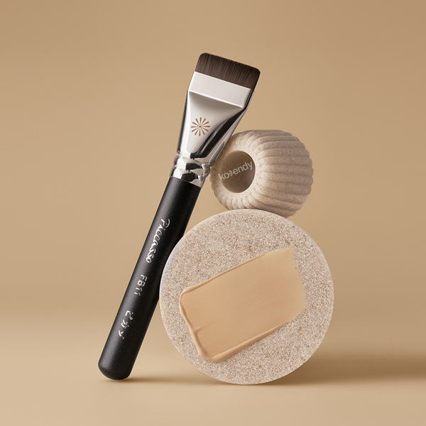 Korendy Piccasso - FB11 Spatula Brush (0.5mm Ultra İnce ve Yumuşak Uçlu Fondöten Fırçası)