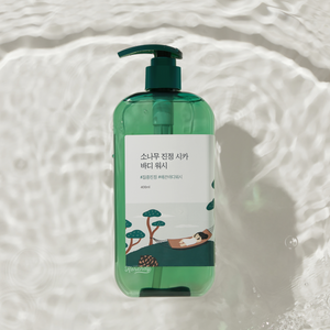 Round Lab - Pine Tree Calming Cica Bodywash (Vücut Aknesi ve Gözenek Karşıtı Çam Ağacı Özlü Vücut Temizleyicisi) 400ml