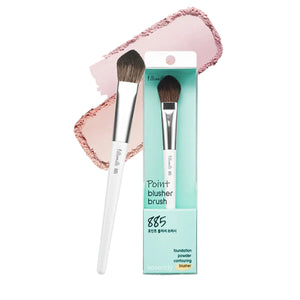 FilliMilli - Point Blusher Brush 885 (Kontür, Allık ve Aydınlatıcı İçin Çok Amaçlı Makyaj Fırçası)