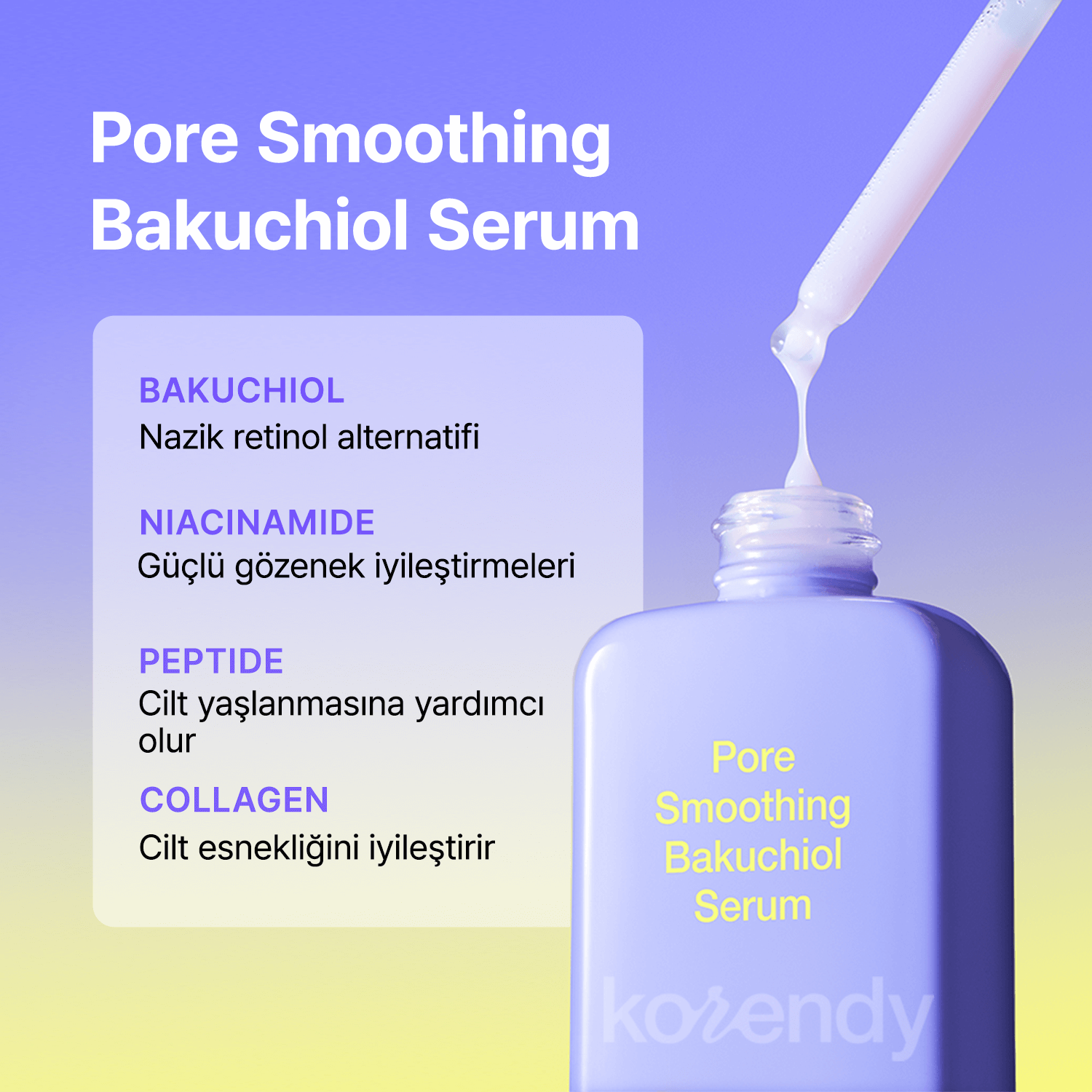 By Wishtrend - Pore Smoothing Bakuchiol Serum (Geniş Gözenek Karşıtı Elastikiyet Koruyucu Bakuchiol Serumu) (%20 İndirimli)