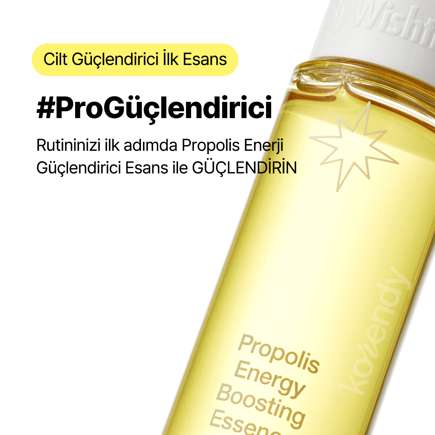 By Wishtrend - Propolis Energy Boosting Essence 100ml (%80 İndirimli SKT: 2026-05-01)