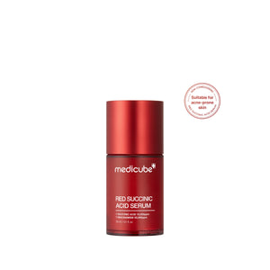 Medicube - Red Succinc Acid Serum (Akne ve Leke Karşıtı Parlatıcı Süksinik Asit Serumu) 30ml