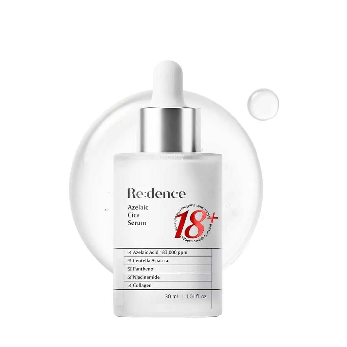 (%15-%30 Lansman İndirimi) Redence - Azelaic Cica Serum  (Sebum Dengeleyici  Azelaik Asit ve Cica İçeren Serum) 30ml