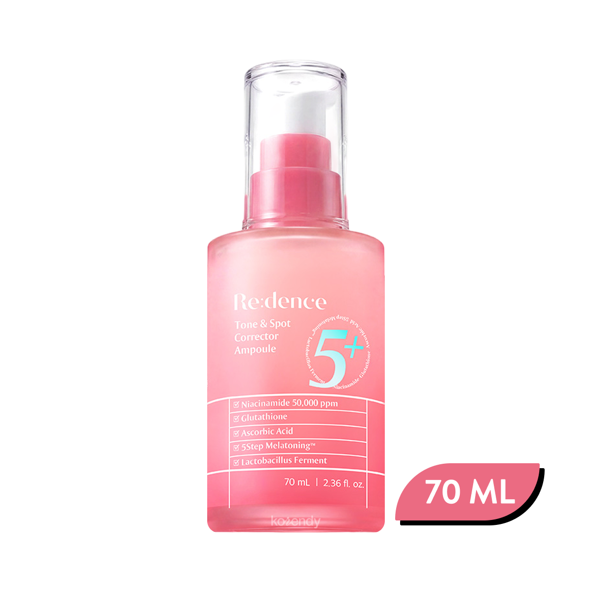 Redence - Tone & Spot Corrector Ampoule (Parlatıcı ve Koyu Leke Önleyici %5 Niacinamide ve Beş Aşamalı Kompleks İçeren Ampul) (%15-%30 Lansman İndirimi)