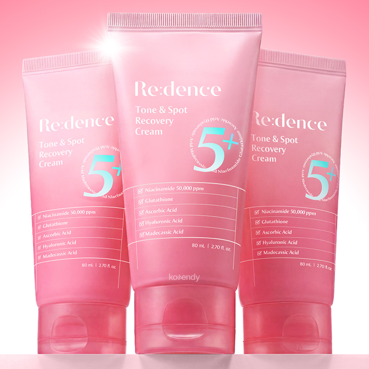 (%15-%30 Lansman İndirimi) Redence - Tone & Spot Recovery Cream (Bariyer Destekleyici ve Parlatıcı  %5 Niacinamide ve TECA İçeren Kapsüllü Krem) 80ml