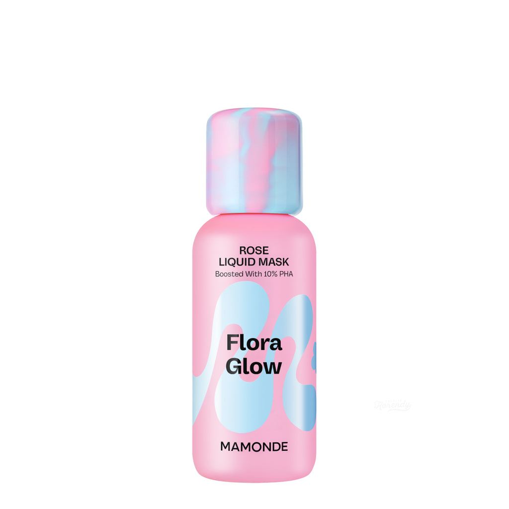 Mamonde - Flora Glow Rose Liquid Mask (Ölü Deri Arındırıcı Pürüzsüzlük Koruyucu ve Parlatıcı Gül Peptitli Sıvı Maske) 80ml