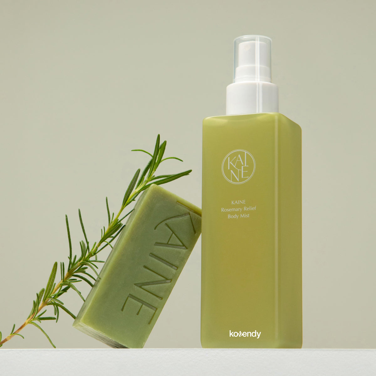 Kaine - Rosemary Body Care Set (Sabun + Mist) (Geniş Gözenek ve Pürüz Önleyici Arındırıcı 4 Çeşit Asitli Vücut Bakım Seti)