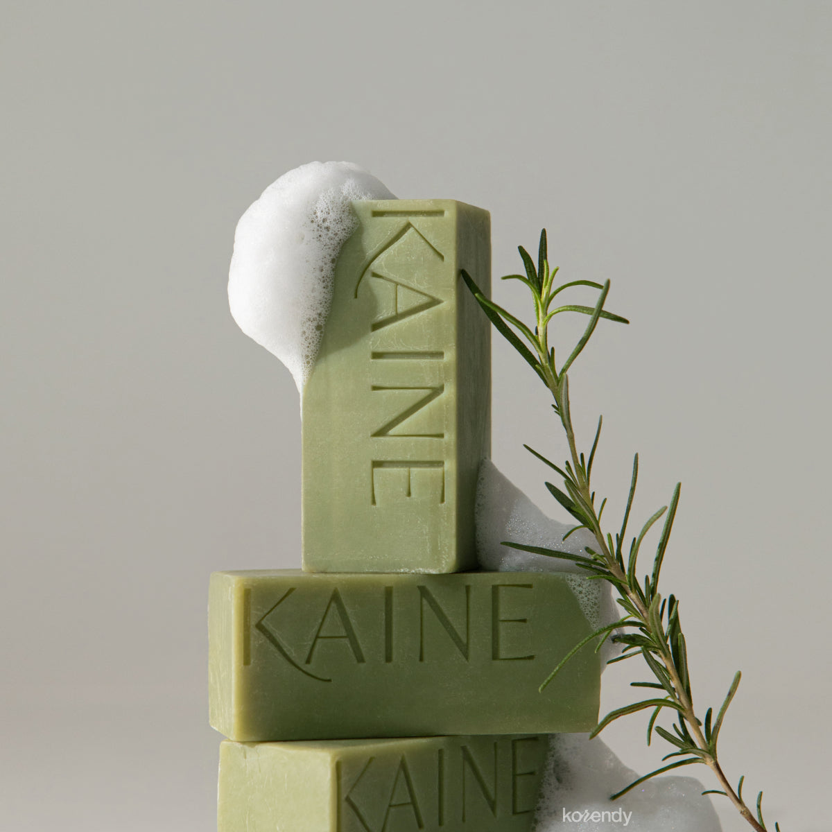 Kaine - Rosemary Low pH Cleansing Bar (Geniş Gözenek ve Pürüz Önleyici Parlatıcı Düşük pH Dereceli Yüz ve Vücut Sabunu) 100g (%25 Lansman İndirimli)