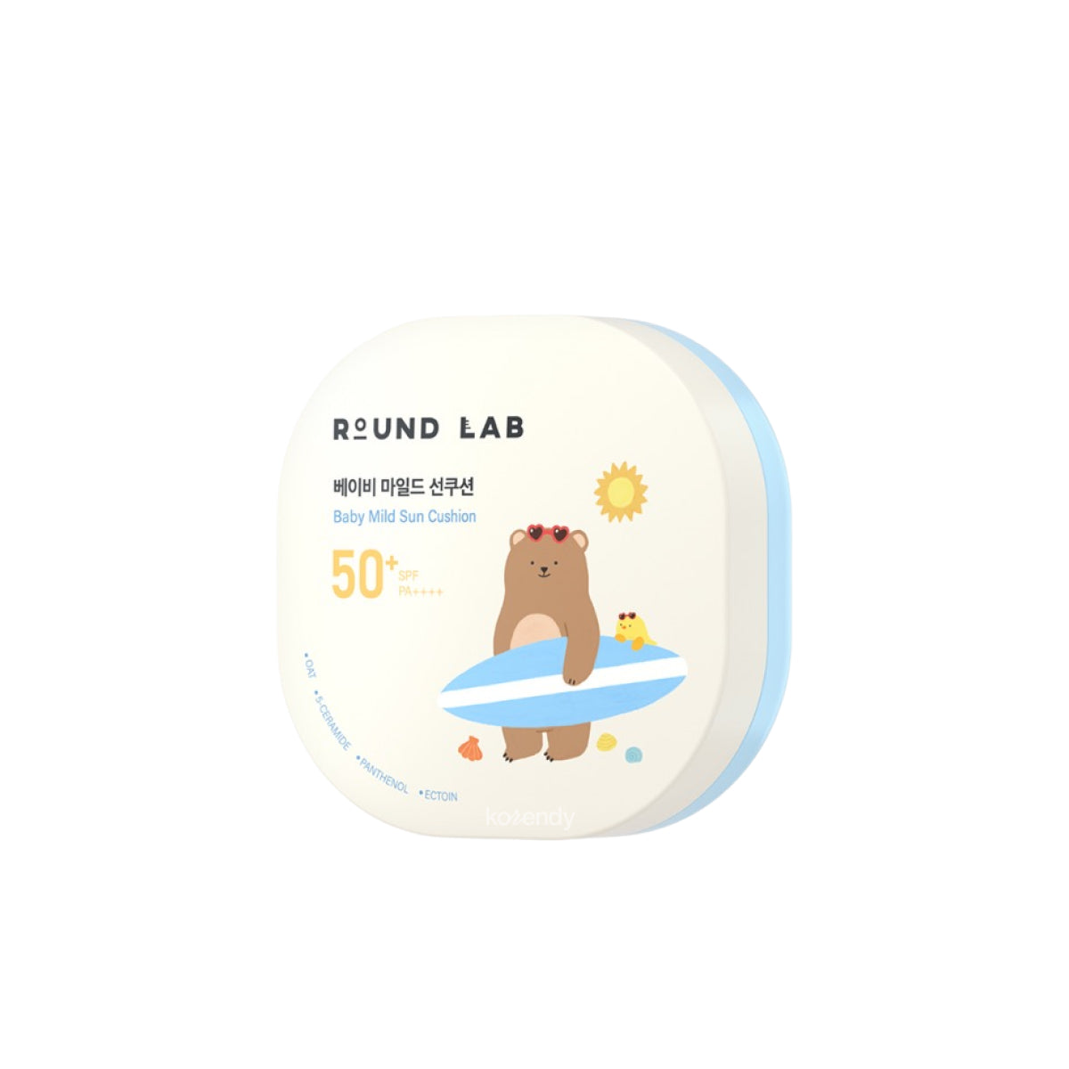 Round Lab - Baby Mild Sun Cushion (Non-Nano Mineral Filtreli Bariyer Koruyucu Organik Yulaflı Güneş Koruyucu Cushion) 16gr