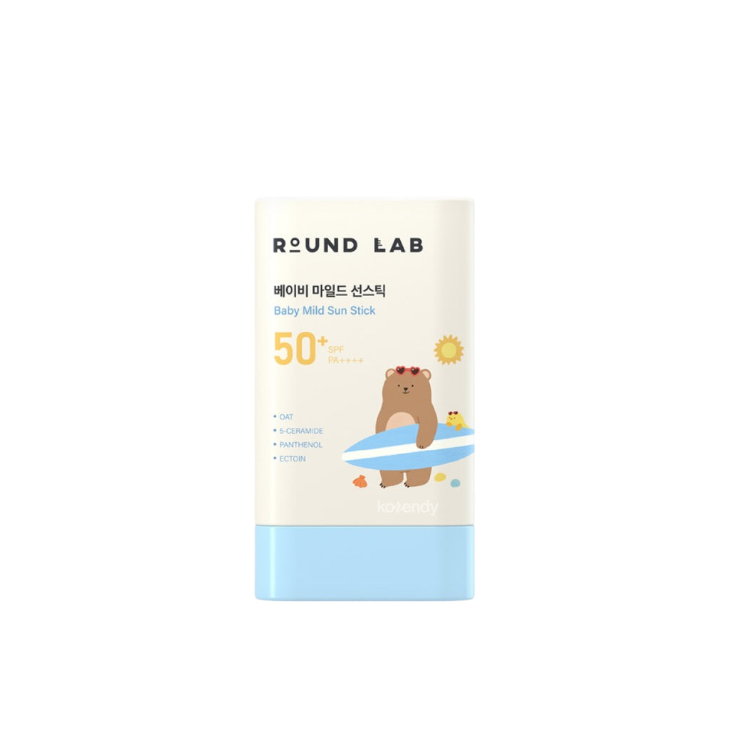 Round Lab - Baby Mild Sun Stick (Non-Nano Mineral Filtreli Bariyer Koruyucu Organik Yulaflı Güneş Koruyucu Stick) 21gr