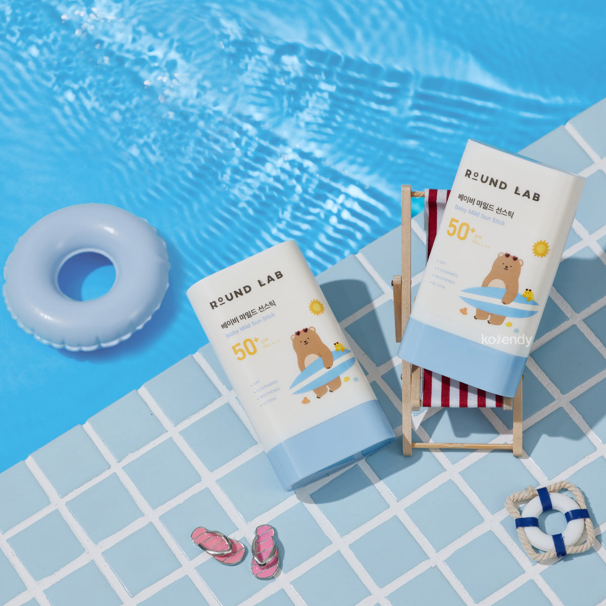 Round Lab - Baby Mild Sun Stick (Non-Nano Mineral Filtreli Bariyer Koruyucu Organik Yulaflı Güneş Koruyucu Stick) 21gr