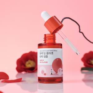 Round Lab - Camellia Deep Collagen Firming Ampoule (Esneklik Koruyucu ve Kırışıklık & Geniş Gözenek Önleyici Kolajenli Ampul) 30ml
