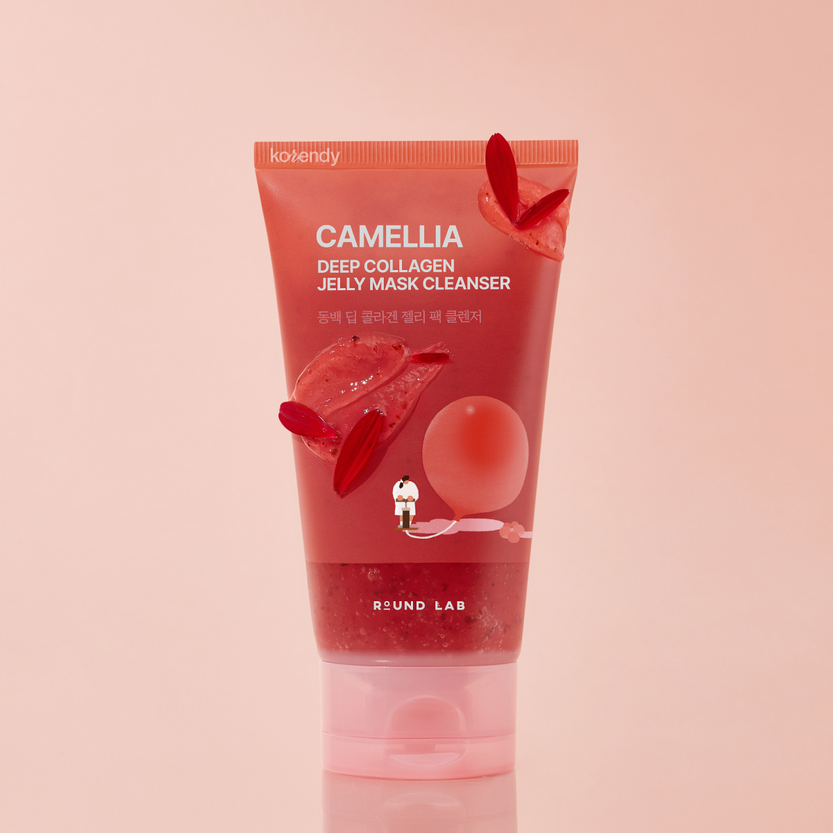 Round Lab - Camellia Deep Collagen Jelly Mask Cleanser (Gözenek Arındırıcı ve Elastikiyet Koruyucu 3'ü 1 Arada Temizleyici) 150ml