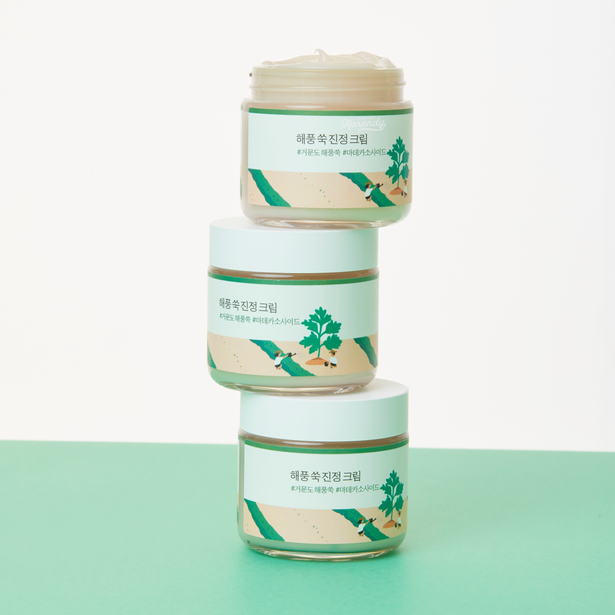 Round Lab - Mugwort Calming Cream (Nem ve Hidrasyon Yükselten Kızarıklık Karşıtı Mugwortlu Krem) 80ml