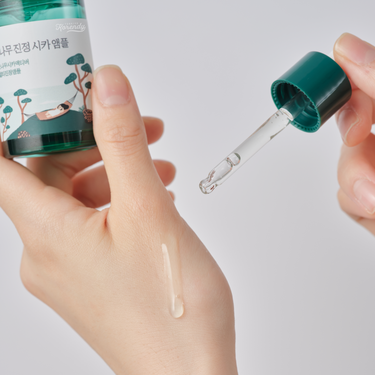 Round Lab - Pine Calming Cica Ampoule (Bariyer Koruyucu ve Kızarıklık Karşıtı Centella Ampul) 30ml