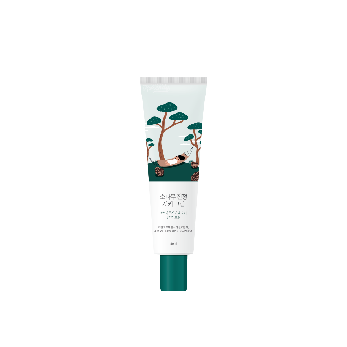 Round Lab - Pine Calming Cica Cream (Bariyer Koruyucu ve Stres Karşıtı Çam Özlü Cica Kremi) 50ml