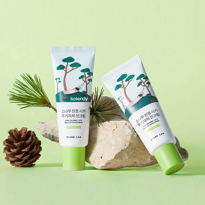 Round Lab Pine Calming Cica Mild Up Sunscreen