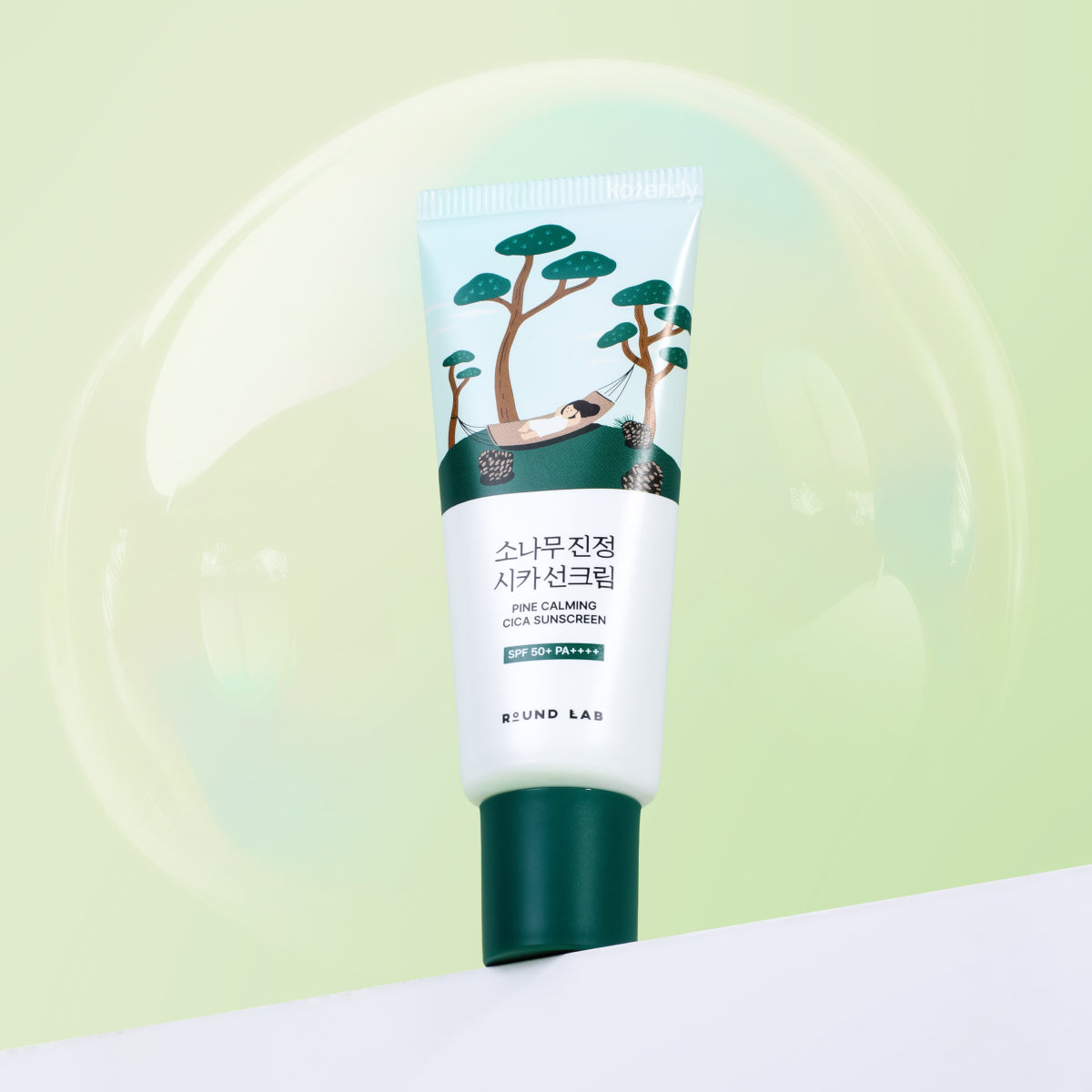 Round Lab - Pine Calming Cica Sunscreen (UVA ve UVB Koruyucu Mavi Işık ve Kızılötesi Işın Engelleyici Güneş Kremi) 40ml