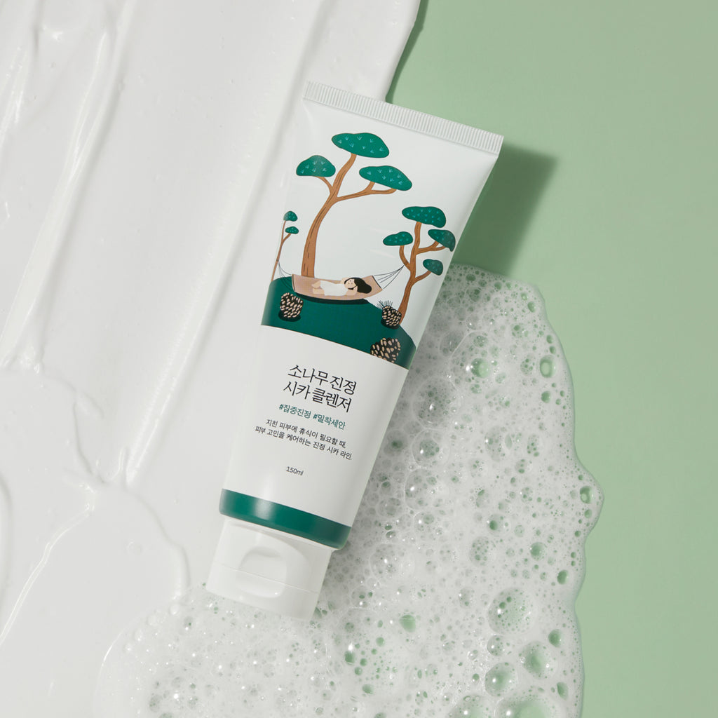 Round Lab - Pine Calming Cica Cleanser (Geniş Gözenek Karşıt ve Bariyer Koruyucu Centella Özlü Temizleyici) 150ml
