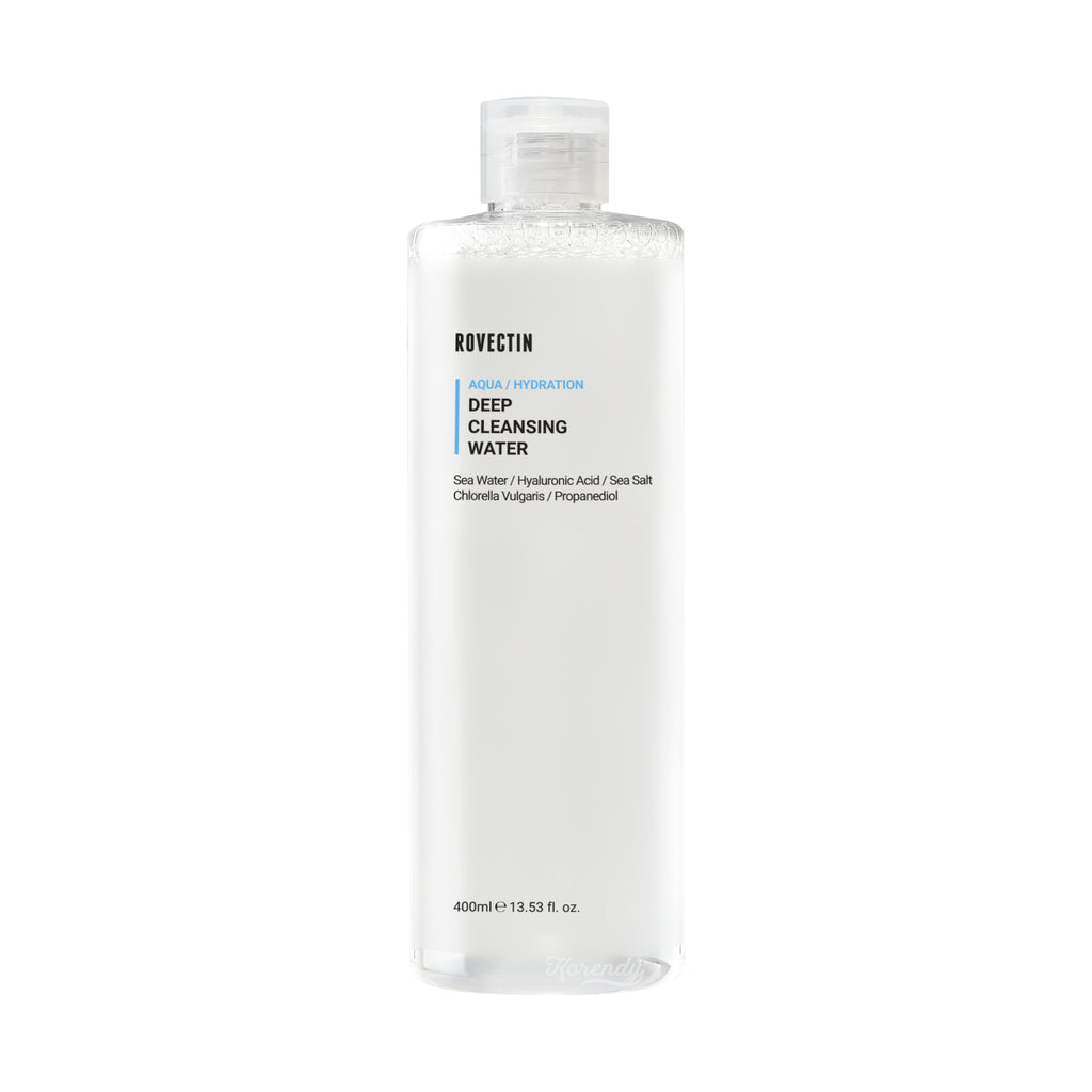 Rovectin - Aqua Deep Cleansing Water (Hyaluronik Asit ve Deniz Sulu Kurutmayan Misel Suyu) 400ml