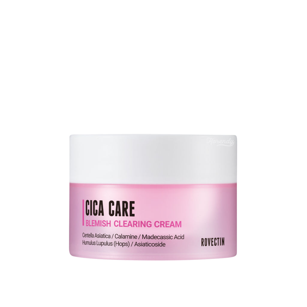 Rovectin - Cica Care Blemish Clearing Cream (Kırmızı Leke ve Stres Karşıtı Gözenek Tıkamayan Krem) 50ml