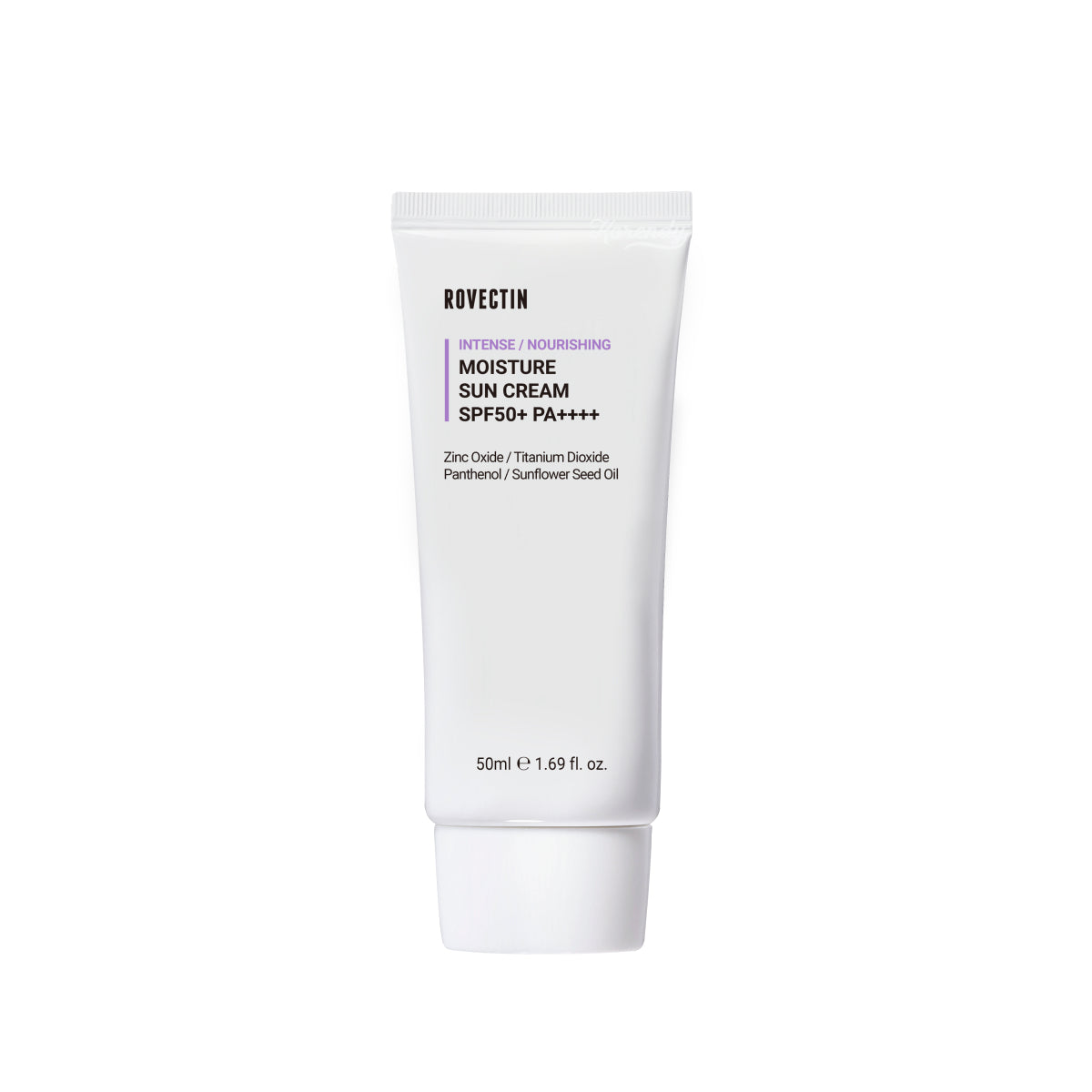 Rovectin - Intense Moisture Sun Cream SPF50+ PA++++ 50ml (Pantenollü Mavi Işık Karşıtı Nemlendirici Güneş Kremi) 50ml