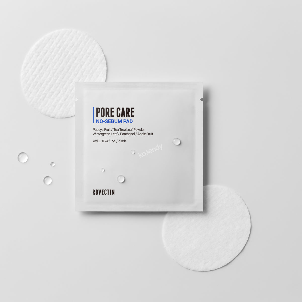 Rovectin - Pore Care No Sebum Pad (Geniş Gözenek Karşıtı ve Ölü Deri Arındırıcı Meyve Asitli Tonik Ped) (%30 İndirimli)