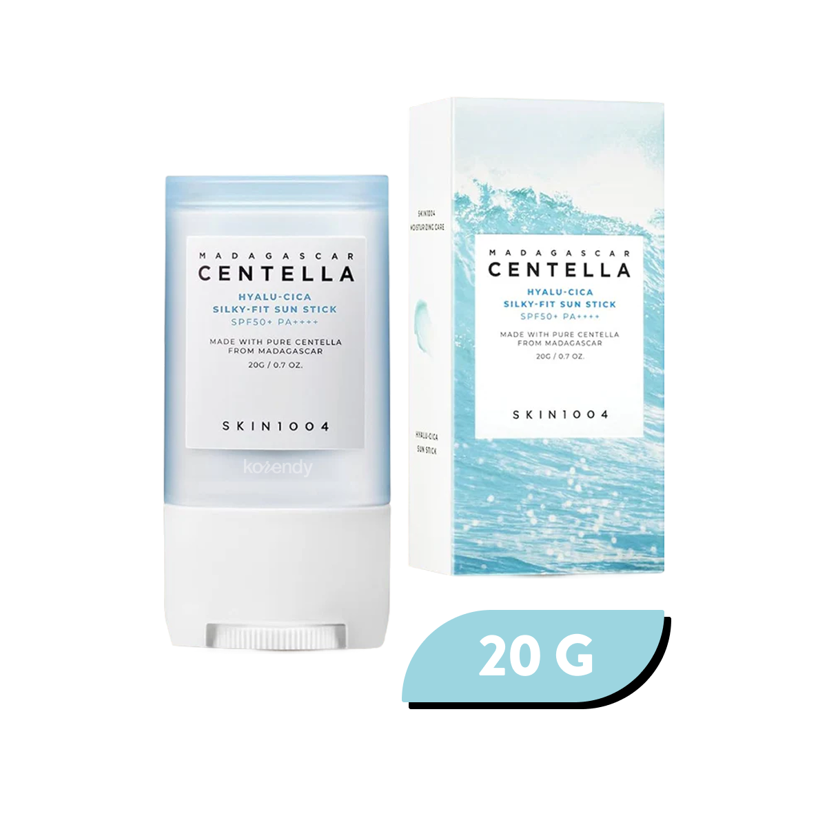 SKIN1004 - Madagascar Centella Hyalu-Cica Silky-Fit Sun Stick SPF50+ PA++++ (Hyaluronik Asit ve Centella İçeren Stick Güneş Koruyucu) (%15-%30 Lansman İndirimi)
