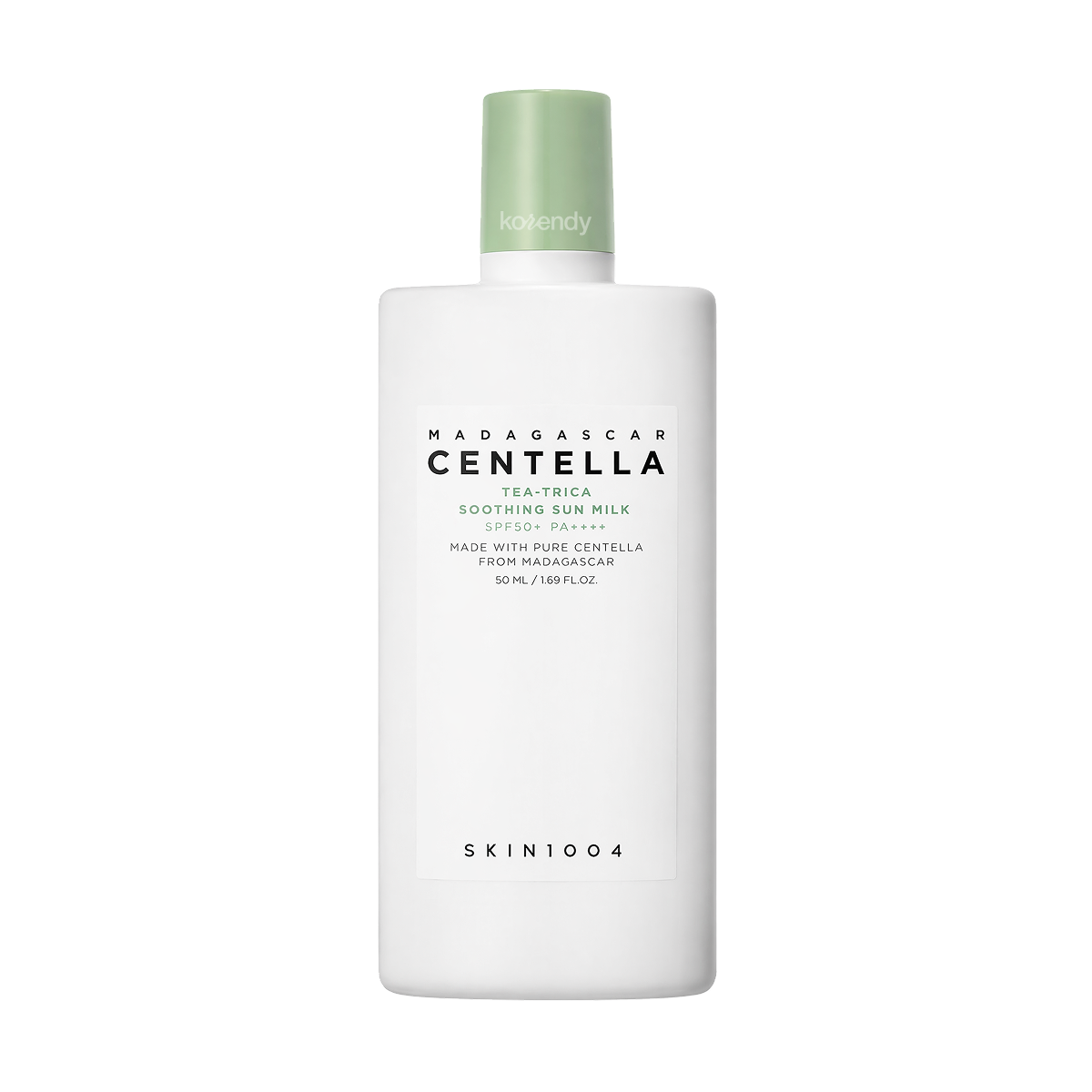 SKIN1004 - Madagascar Centella Tea-Trica Sun Milk SPF50+ PA++++ (Tea Tree ve Centella Asiatica İçeren Güneş Koruyucu Süt) 50ml (%15-%30 Lansman İndirimi)