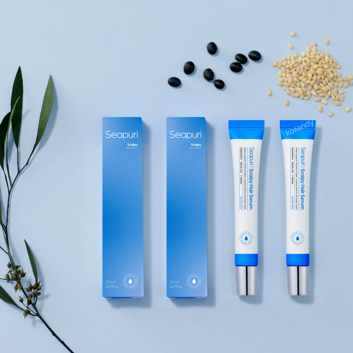 Seapuri - Scalpy Hair Serum (Saç Köklerini Güçlü Tutan Saç Derisi Arındırıcı ve Dökülme Önleyici Deniz Sulu Serum) 20ml (Sepette %15 ~ %30 Lansman İndirimli)