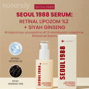K-Secret SEOUL 1988 Serum Retinal Liposome 2% + Black Ginseng