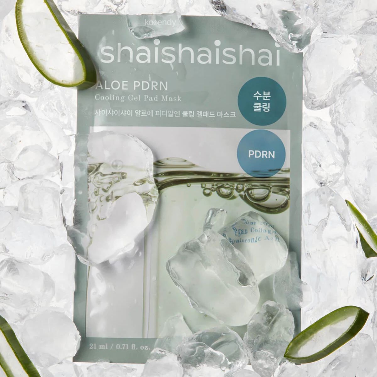 Shaishaishai - Aloe PDRN Cooling Gel Pad Mask (Serinletici ve Nemlendirici Aloe PDRN Jel Ped Maske) 21ml (%15-%30 Lansman İndirimi)