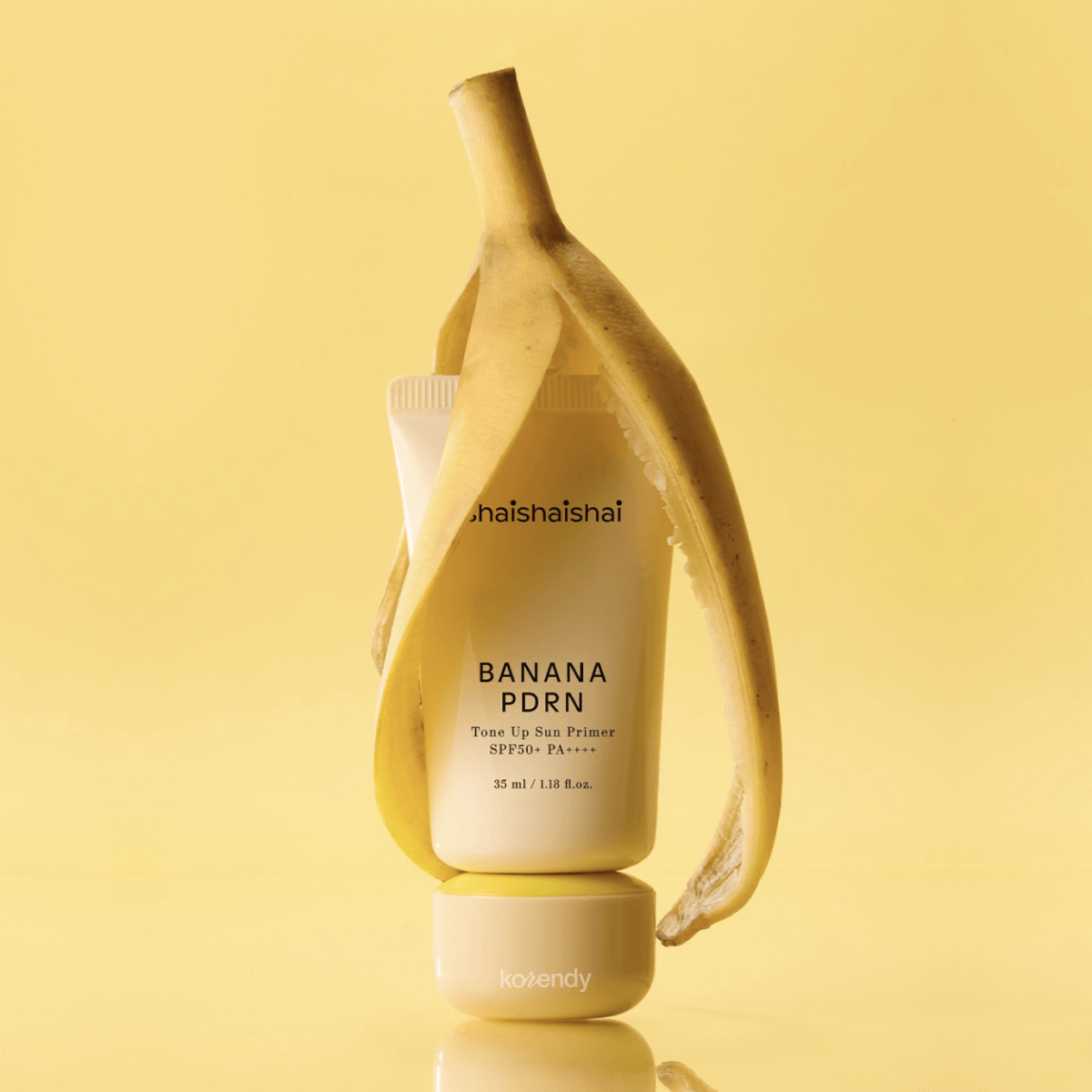 Shaishaishai - Banana PDRN Tone Up Sun Primer SPF50+ PA++++ (Muz PDRN ve Ectoin İçeren Güneş Korumalı Makyaj Bazı) 35ml (%15-%30 Lansman İndirimi)