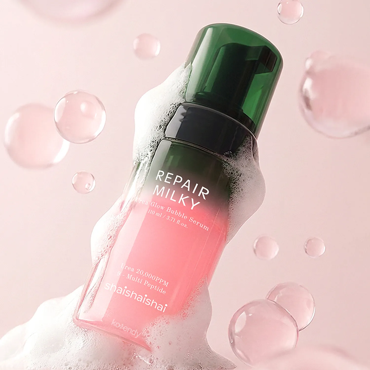 Shaishaishai - Repair Milk Urea Glow Bubble Serum (Nemlendirici ve Elastikiyet Koruyucu Üreli Köpük Serum) 110ml (%15-%30 Lansman İndirimi)